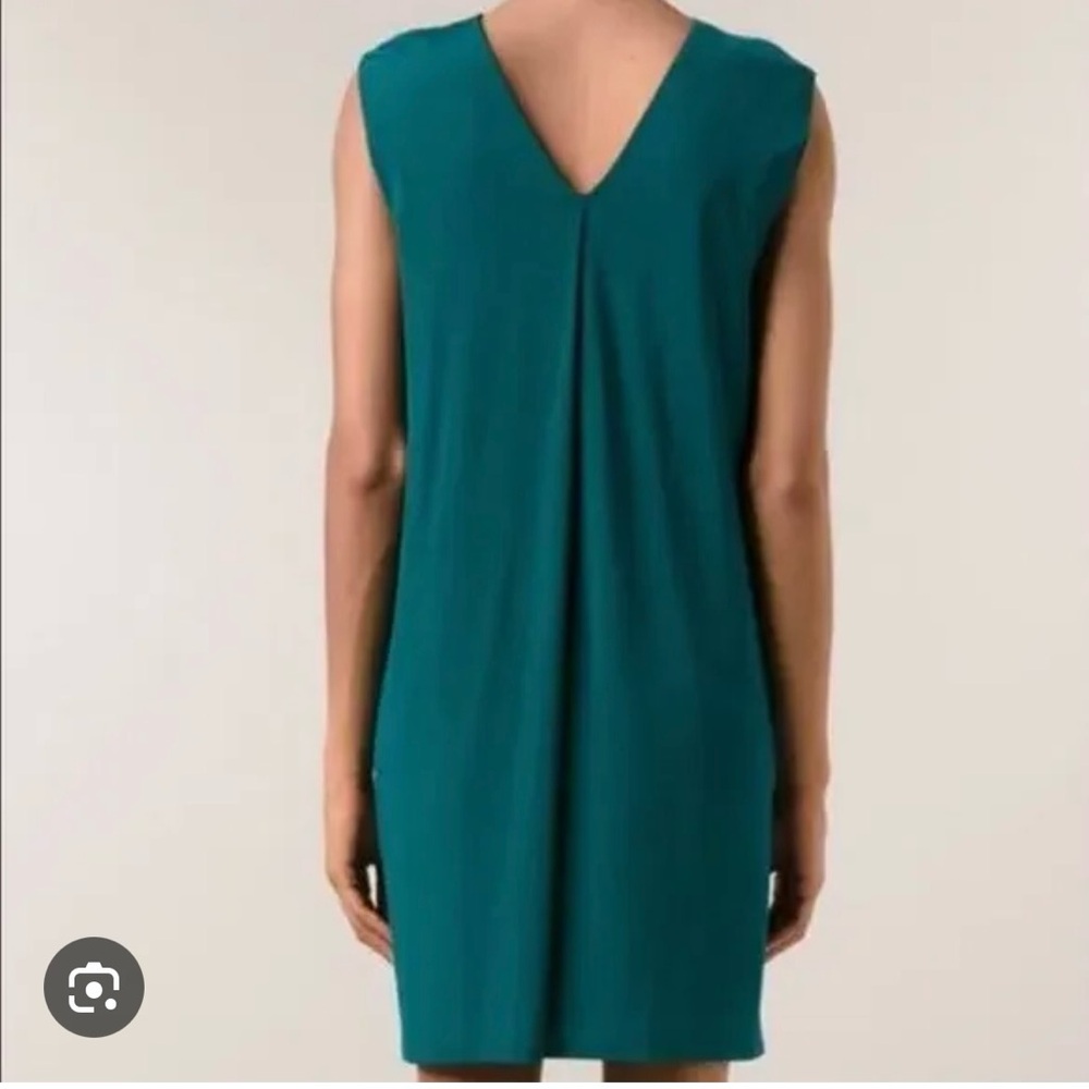 Helmut Lang Teal Shift Dress